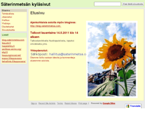 saterinmetsa.com: Säterinmetsän kyläsivut
Säterinmetsän alueen kyläsivusto