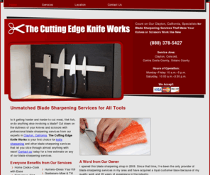 thecuttingedgeknifeworks.com: Blade Sharpening Services | Clayton, CA
Cut down on the dullness of your knives and scissors with professional blade sharpening services from our experts in Clayton, California.