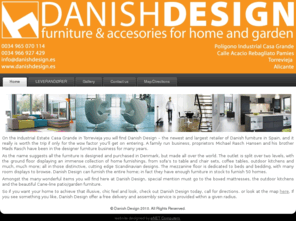 danishdesign.es: Danish Design
Danish Design, retailer of Danish Furniture in Torrevieja, Alicante, Spain