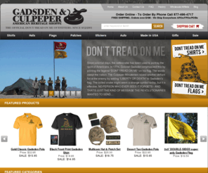 donttreadonmecompany.com: Don't Tread On Me Flags, Gadsden Flags & Don't Tread On Me T-Shirt: GadsdenAndCulpeper.com
Shop At The Official Don't Tread On Me Outfitters, GadsdenAndCulpeper.com, For The Latest DTOM Flags, Gadsden Hats, Don't Tread On Me Shirts And Gadsden Flags! 