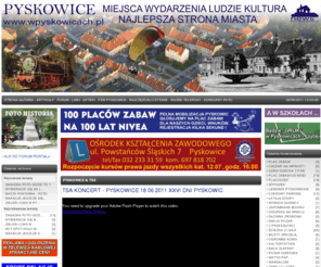 wpyskowicach.pl: PYSKOWICE - MIEJSCA WYDARZENIA LUDZIE KULTURA - News
PYSKOWICE - portal i forum spolecznosci miasta Pyskowice