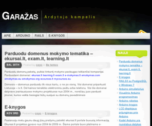hacking.lt: Garažas « Ardytojo kampelis
Ardytojo kampelis