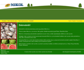 agronikol.com: AGRO NIKOL - uvoz i izvoz voća i povrća
