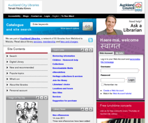 aucklandcitylibraries.com: Auckland City Libraries home page - Auckland City Libraries
Welcome to Auckland City Libraries' homepage.