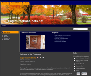 eaglecreekcabinets.net: Welcome to the Frontpage
Custome cabinets by Eagle Creek Cabinets