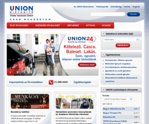 union.hu: UNION Biztosító Nyitólap
Teljes körű biztosítási szolgáltatások