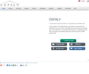 cefaly.com: Migraine, Maux de tête, Céphalée: un traitement avec Cefaly | Cefaly
Migraine, céphalée, mal de tête, anxiété, stress ? Cefaly est un traitement efficace issu de la recherche médicale pour combattre tous types de maux de tête.