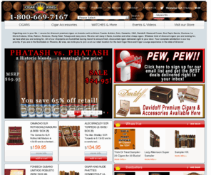 cigar-retailers.com: Cigarking.com - Your No. 1 Source for Discount Cigars, Scottsdale Cigar Store, Scottsdale Cigar Lounge  - CigarKing.com
Discount prices on the most popular cigars, accessories, and more Discount prices on the most popular cigars