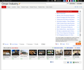 omanindustry.com: Oman Industry
Oman Industry on WN Network delivers the latest Videos and Editable pages for News & Events, including Entertainment, Music, Sports, Science and more, Sign up and share your playlists.