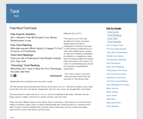 all-tarot-cards.com: The History And Information About Tarot Cards
The history and information about tarot cards