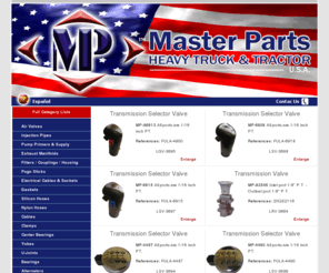 masterpartsinc.com: .:Master Parts:.
Master Parts is dedicated to import, export and distribution of aftermarkets spare parts for heavy trucks and tractors, reaching the North, Central and Shouth American markets.