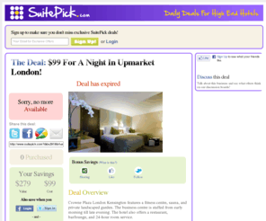 suitepick.com: SuitePick.com :: Daily Deals For High End Hotels
SuitePick.com - Daily Deals For High End Hotels