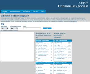 uddannelsesgevinst.dk: Uddannelsesgevinst | CEPOS
