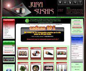 jura-sushis.ch: Jura Sushis - Sushi et cuisine japonaise, boissons  - Jura Sushi
 - Cuisine typiquement japonaise - Sushi - Nigiri - Maki - Salades  Jura Sushis