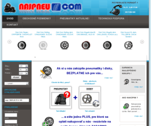 najpneu.com: Váš internetový obchod s pneumatikami - NAJPNEU.COM Váš eShop s pneumatikami
... pohodlný nákup pneumatík priamo z domova. NAJPNEU.COM eShop