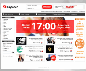 daytoner.com: Daytoner AB
Sveriges enda webshop med skrivarförbrukning för företagskunder med snabba leveranser och låga priser