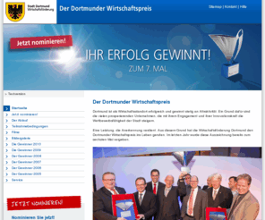 dortmunder-wirtschaftspreis.de: Der Dortmunder Wirtschaftspreis 2010
Der Dortmunder Wirtschaftspreis 2010 wird an innovative, herausragende Unternehmen in Dortmund verliehen. Ablauf.
