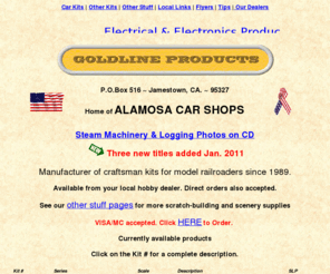 goldlineproducts.com: GOLDLINE PRODUCTS / ALAMOSA CAR SHOPS
Created with Trellian WebPage