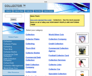 collectables.asia: COLLECTOR ™  Your 1-stop resource!
COLLECTOR Your 1-stop resource!