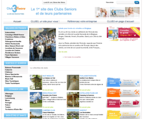 club3.com: CLUB3 : Le 1er Site des Clubs Seniors Futés
Site pour les Clubs du 3ème Age,Clubs Seniors,Fichier adresses de Clubs 3ème Age,Location/Achat Fichier Senior,Séjours Retraités,Sorties pour les Aînés,Seniors Fûtés,Amicale de Retraités,Bons Plans Seniors,