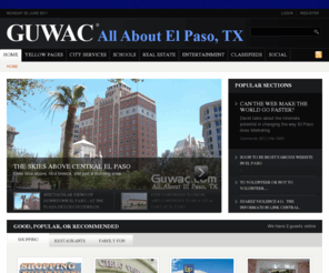 guwac.com: GUWAC
www.GUWAC.com! - David's Official El Paso, TX Website. Here you can find everything there is about El Paso, Texas