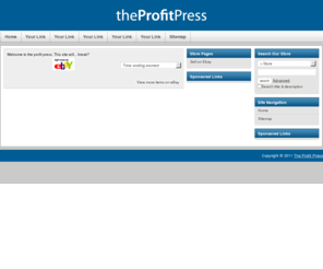 theprofitpress.com: The Profit Press
This is a sample description