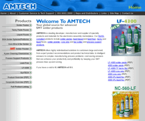 amtechsolder.com: Amtech Solder and Solder Paste, BGA Spheres, Lead free and Syntech
Amtech Solder and Solder Paste, A World Leader providing BGA Spheres, Lead free and Syntech.