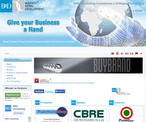 brdconsulting.it: BRD Consulting: Consulenza e Sviluppo Franchising e Retail
BRD Consulting è una società di consulenza per lo sviluppo retail e franchising.Attività: Marketing, finanziamenti,retail management, real estate, ricerche mercato