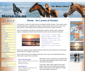 horse.co.nz: Horse.co.nz - For Lovers of Horses
Welcome to Horse, the website for everything you need to know about Horses.