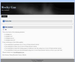 rockygas.com: Rocky Gas
Rocky Gas Site Available