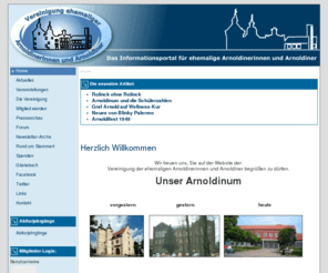 ehemalige-arnoldiner.de: Vereinigung ehemaliger Arnoldinerinnen und Arnoldiner - Home
Website der Vereinigung der Ehemaligen Arnoldinerinnen und Arnoldiner des Gymnasiums Arnoldinum zu Steinfurt.