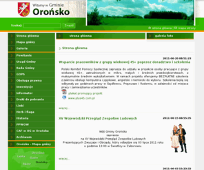 oronsko.pl: Gmina Orońsko
Gmina Orońsko - Informacje lokalne i samorządowe, prezentacja gminy, historia, kultura, oświata i gospodarka.