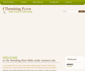 walterbramson.net: Welcome to Threshing Floor Ministries
Joomla! - the dynamic portal engine and content management system