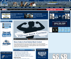 charlottecountybaseball.com: The Official Site of Minor League Baseball | Charlotte Stone Crabs Homepage
The Official Site of Minor League Baseball | Charlotte Stone Crabs Homepage