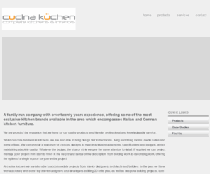 cucinakuchen.co.uk: Cucina Kuchen
Cucina Kuchen modern kitchens. Offering exclusive bespoke kitchens, contemporary bedroom furniture, beautiful bathrooms and contemporary furniture.