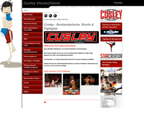 cusley.de: Cusley - Boxhandschuhe, Shorts & Fightgear
Cusley - Thai- & Kickboxequipment im High Class Segment