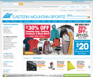 ems-newsletter.com: Shop Outdoor Gear and Equipment at Eastern Mountain Sports
Outdoor gear and equipment for sports and adventure. Get back to nature with online deals for outdoor clothing and accessories at Eastern Mountain Sports.