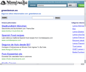 greenlemon.es: 
Registro y gestión de dominios internet, documentos necesarios, las últimas extensiones disponibles, lista de precios completa!