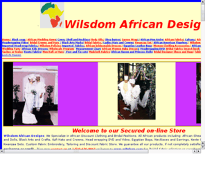 wisdomafricandesigns.com: Wilsdom African Designs
