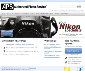 authorizedphotoservice.com: Home - Authorized Photo Service
Authorized Photo Service is the nations largest Independent Nikon Authorized Repair Station