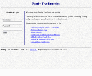 familytreebranches.com: Family Tree Branches
Family Tree Branches