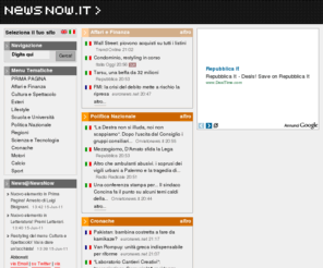 newsnow.it: NewsNow.it > Tutte le Notizie che Valgono
NewsNow.it > Tutte le Notizie che Valgono