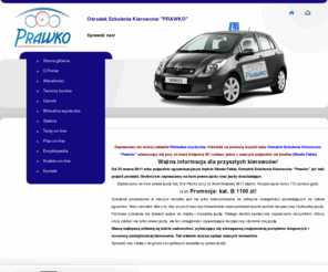 oskprawko.com: Ośrodek Szkolenia Kierowców "PRAWKO" Płock, ulica 3 Maja 4. Prowadzimy kursy na prawo jazdy kategorii B oraz jazdy doszkalające. Andrzej Więcek 664 820 820
Ośrodek Szkolenia Kierowców PRAWKO - Płock 3 Maja 4 oraz Nowe Miszewo ilica Południowa 1. Kursy na prawo jazdy kategorii B oraz jazdy doszkalające. Najwyższa zdawalność, najniższe ceny.
Na stronike cennik, aktualności, mapa dojazdu i galeria. Prawo jazdy w Płocku!