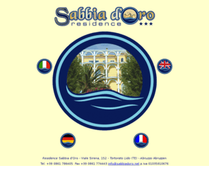 sabbiadoro.net: Tortoreto Lido Residence Sabbia d'Oro Abruzzo Ferienwohnungen Abruzzen Appartmentanlagen Appartamenti
Tortoreto Lido Residence Sabbia d'Oro Abruzzo Ferienwohnungen Abruzzen Appartmentanlagen Appartamenti