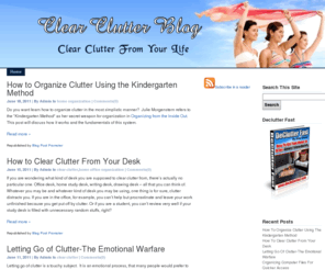 clearclutterblog.com: Clear Clutter
Clear clutter from your home and your life.  Decluttering and home organizing tips to create a life that flows.