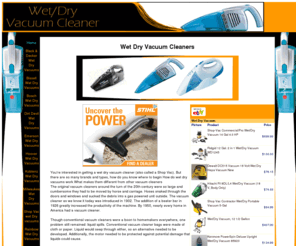 wetanddryvacuums.info: Shop a variety of commercial and residential Wet/Dry vacuums.
Discount prices on portable and boat Wet Dry vacuums.