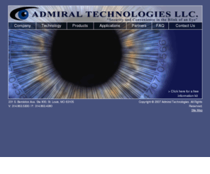 admiraltech.com: Admiral Technologies - Biometrics Solutions
Admiral Technologies provides cost effective entry access and
		network authentication platforms that protect personal information through the use of biometrics.