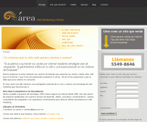 area.com.mx: 
	Principal - Area
Estrategias en Internet y Web Marketing