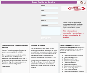 auxiliargeriatria.com: Curso auxiliar de geriatría Barcelona
auxiliar de geriatría