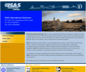 isas.co.il: ISAS International Seminars
